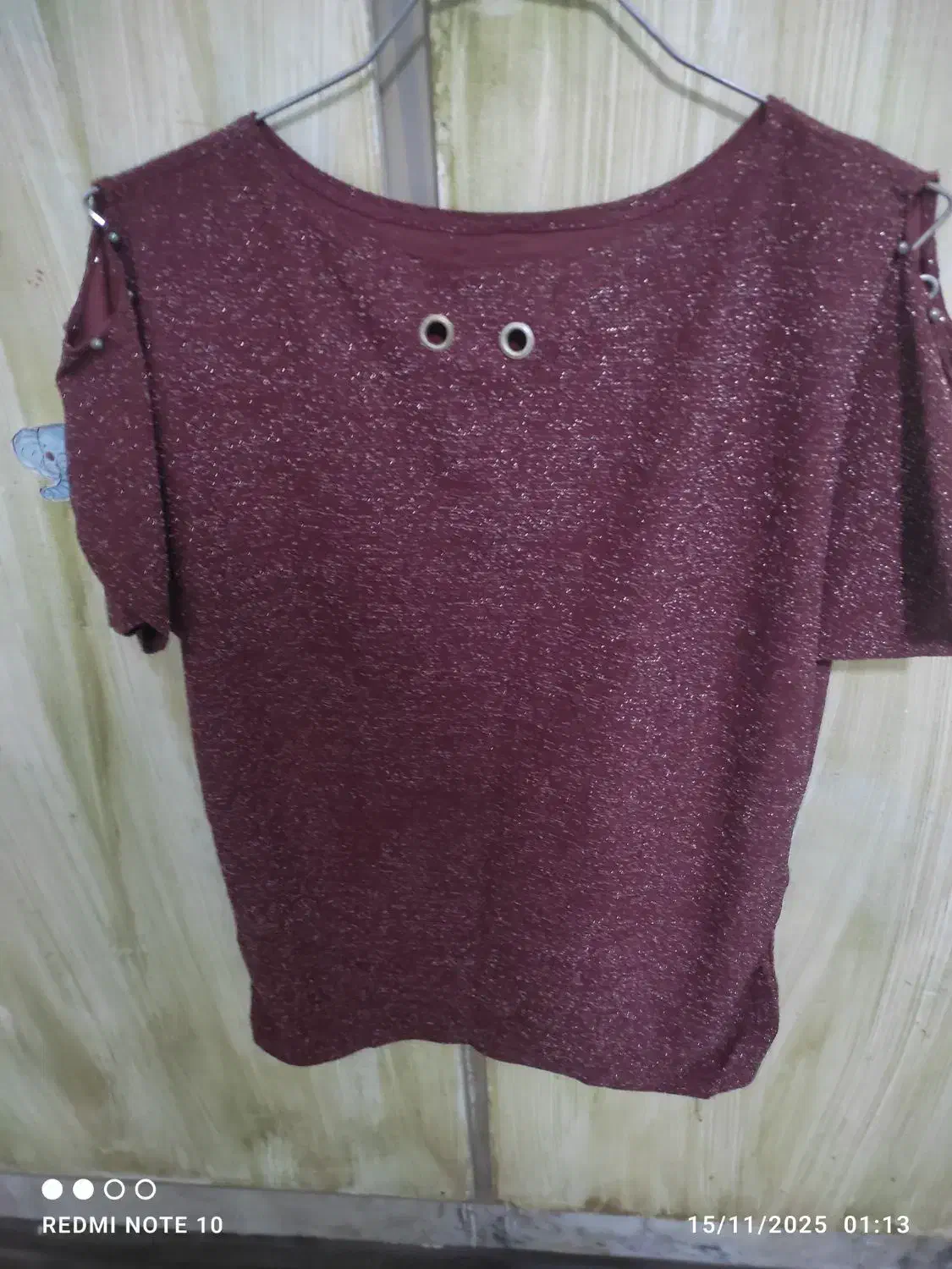 بلوزنیمه آستین لمه شنی|لباس|سمنان, |دیوار