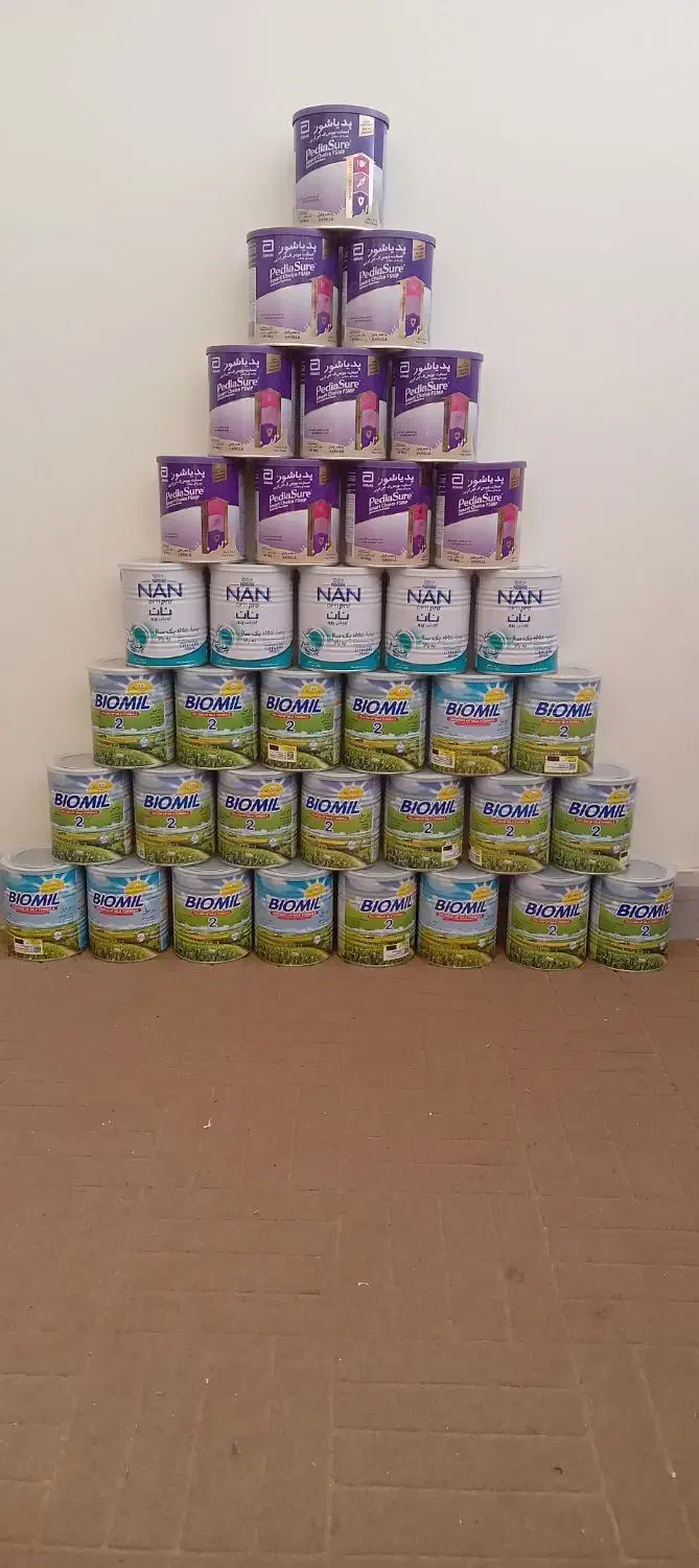 قوطی شیرخشک|ظروف نگهدارنده، پلاستیکی، یک‌بارمصرف|ری, شهادت|دیوار