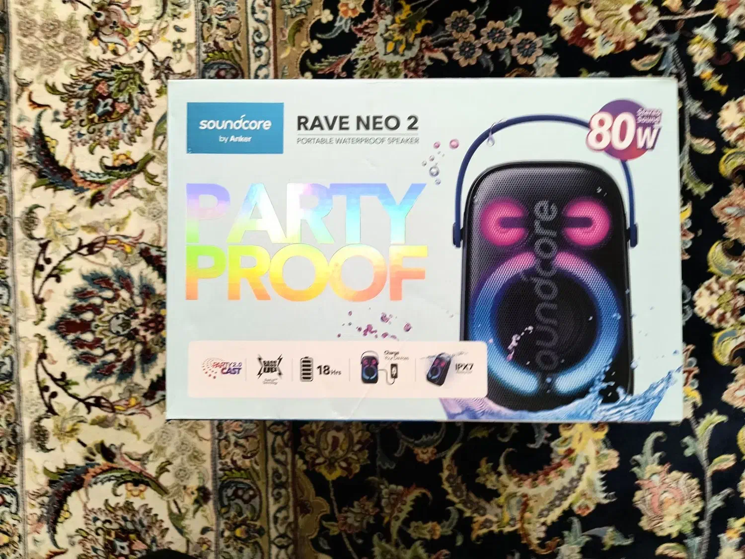 اسپیکر soundcore rave neo 2|پخشکننده همراه|اصفهان, کوی امیریه|دیوار