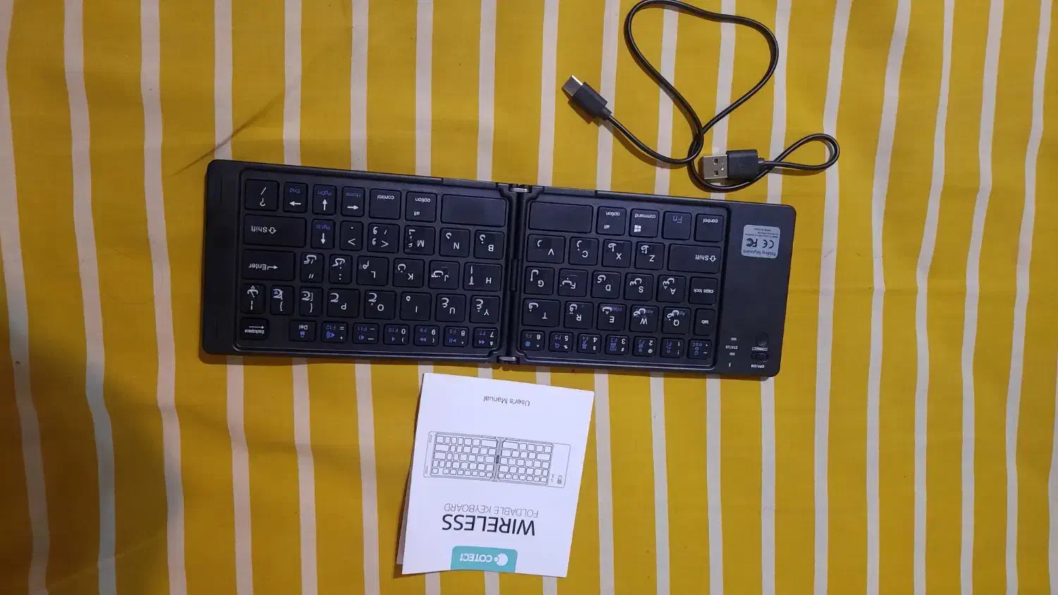 کیبورد تاشو کوتسی Coteci بلوتوثی|لوازم جانبی موبایل و تبلت|تهران, دریا|دیوار