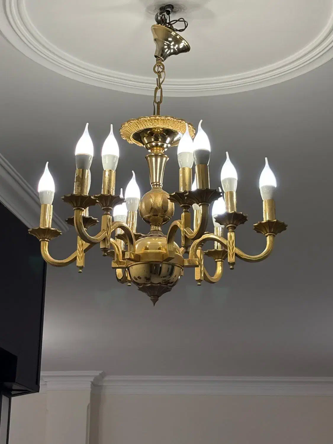 فروش و خرید لوسترهای برنزی و آب طلا|لوستر و چراغ آویز|تهران, جهاد|دیوار