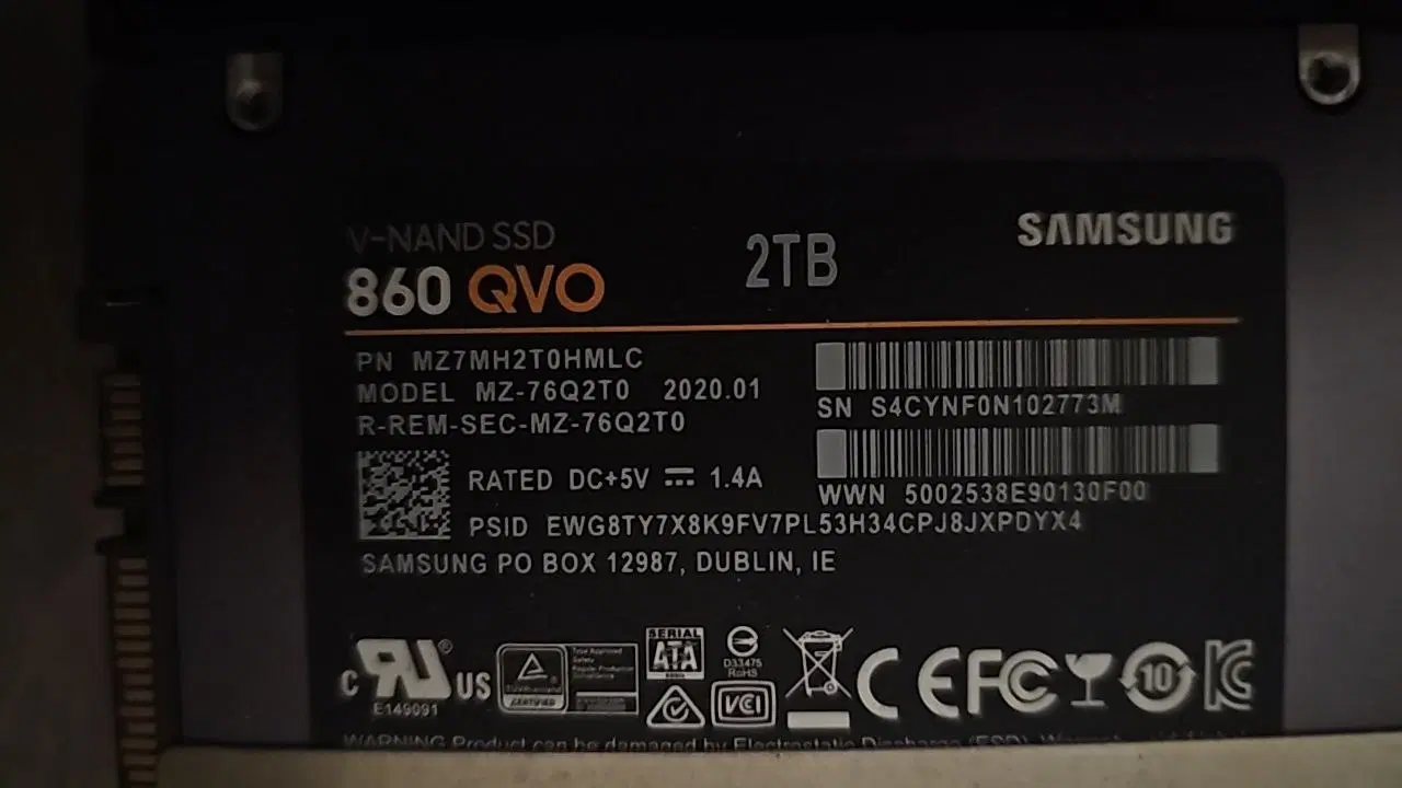 ssd 870 EVO 1T  samsung|قطعات و لوازم جانبی رایانه|تهران, پونک|دیوار