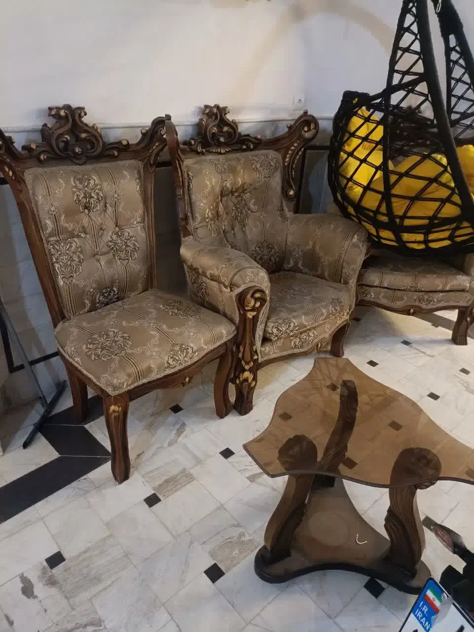 مبل کم کار و سالم ارزان سلطنتی|مبلمان خانگی و میز عسلی|آران و بیدگل, |دیوار