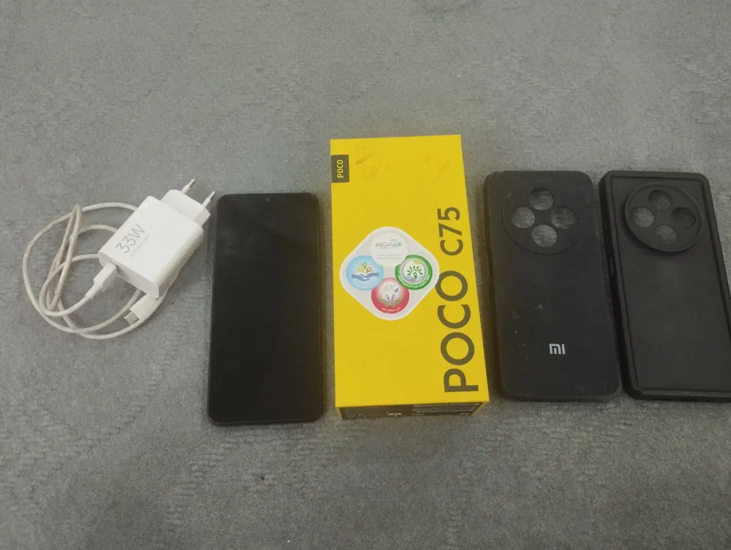 گوشی پوکو C75 بدون تعویضی با لوازم جانبی|موبایل|مشهد, شهید مطهری|دیوار