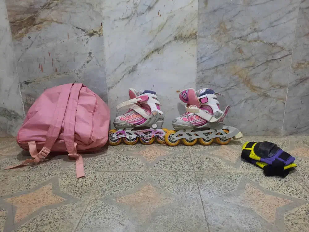 اسکیت صورتی دخترانه|دوچرخه، اسکیت، اسکوتر|بجنورد, |دیوار