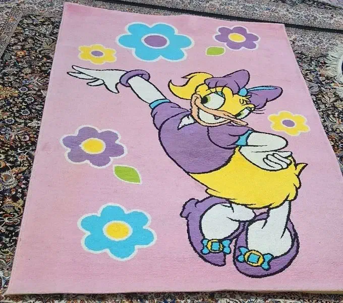 گلیم فرش عروسکی|گلیم، جاجیم، گبه|کرمانشاه, |دیوار