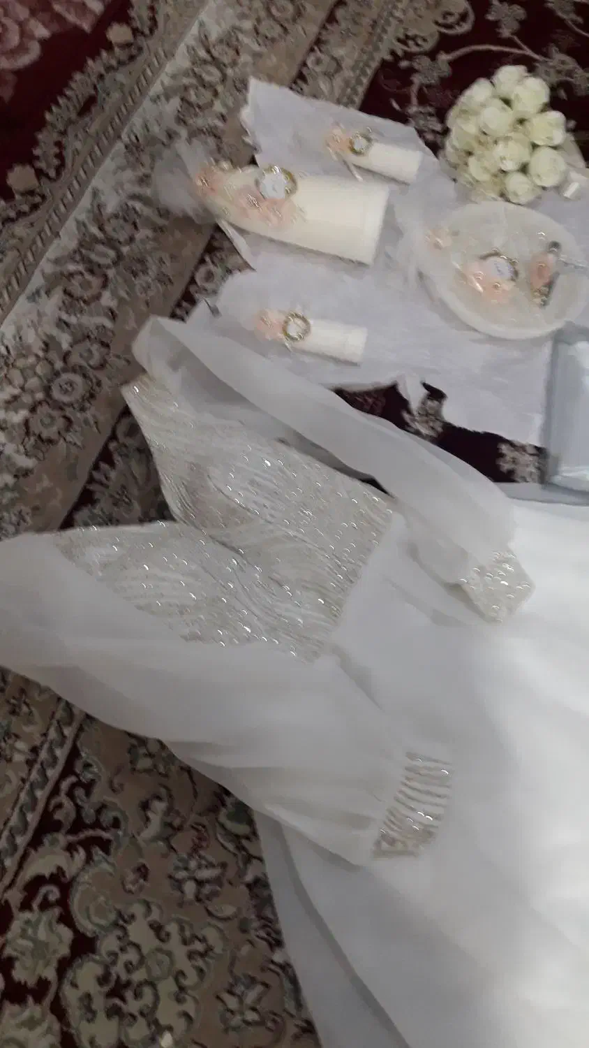 لباس مجلسی عقد عروسی با وسایل کامل|لباس|تبریز, |دیوار