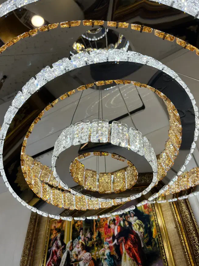 لوستر کریستالی هوشمند طرح کهکشانی SMD|لوستر و چراغ آویز|تهران, نیروی هوایی (پیروزی)|دیوار