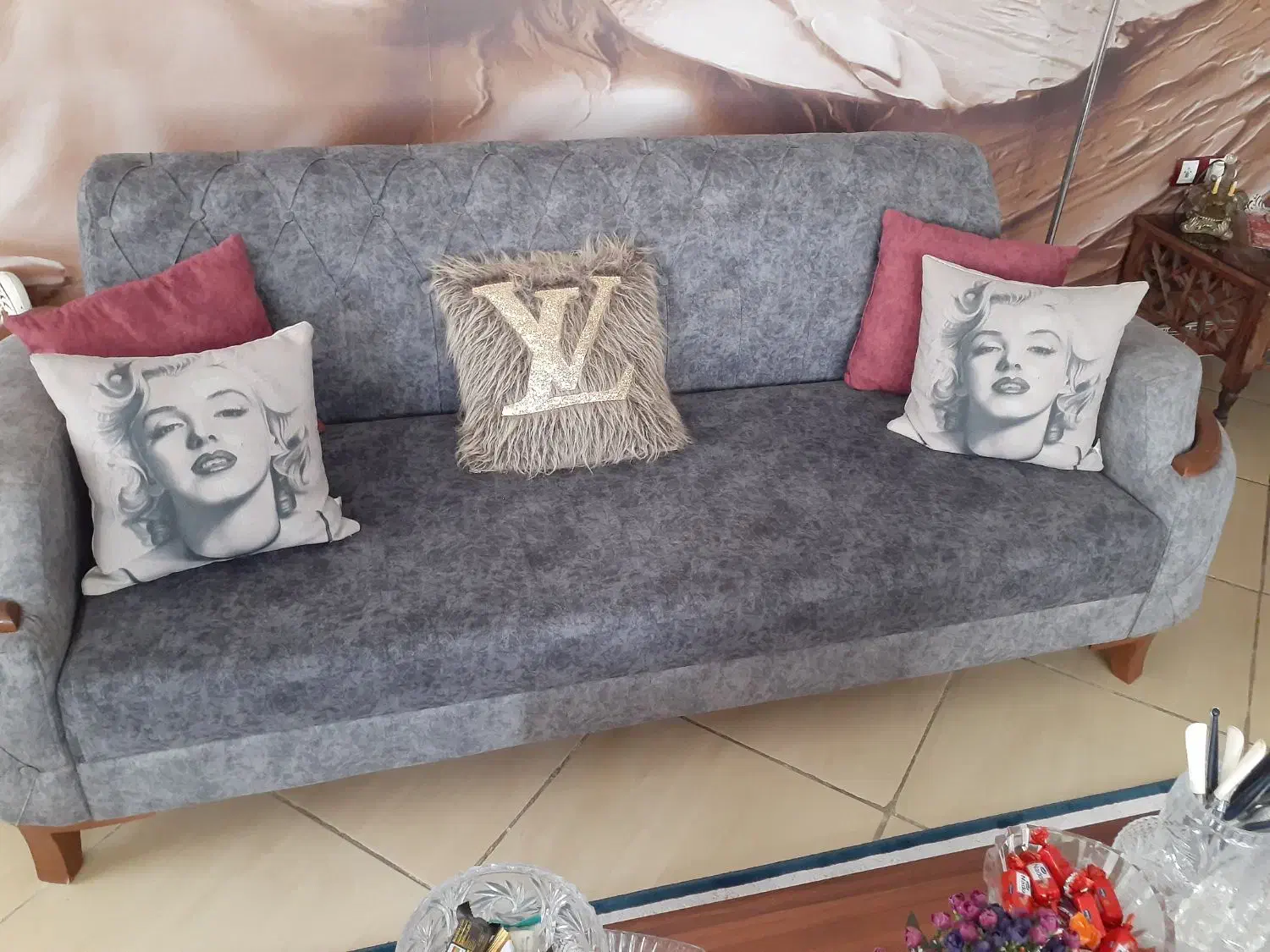 مبل نیم ست چستر|مبلمان خانگی و میز عسلی|شهریار, شهریار|دیوار