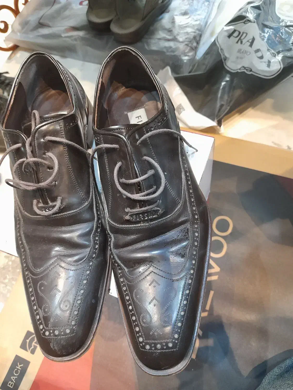 مارک  چرم ایتالیا سایز ۴۱تا ۴۲|کیف، کفش، کمربند|اردبیل, |دیوار