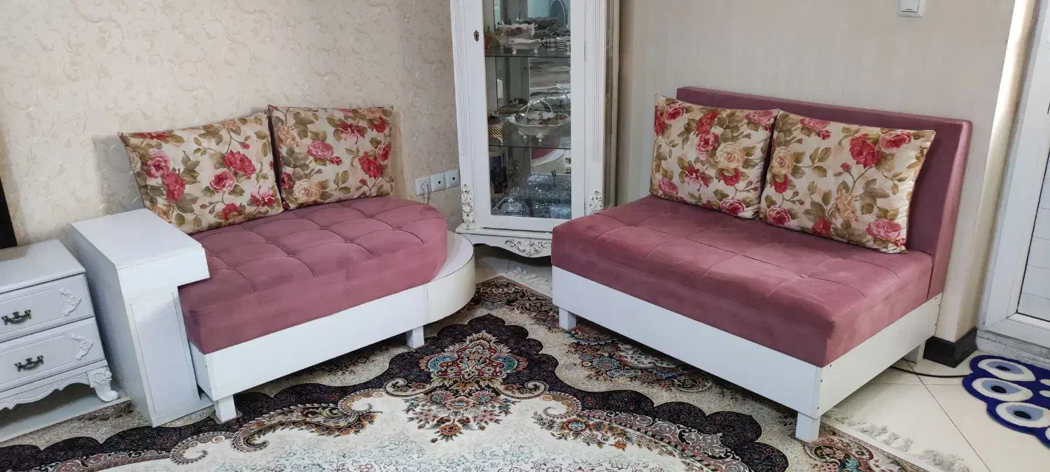 مبل ال هشت نفره|مبلمان خانگی و میز عسلی|شیراز, عادل آباد|دیوار