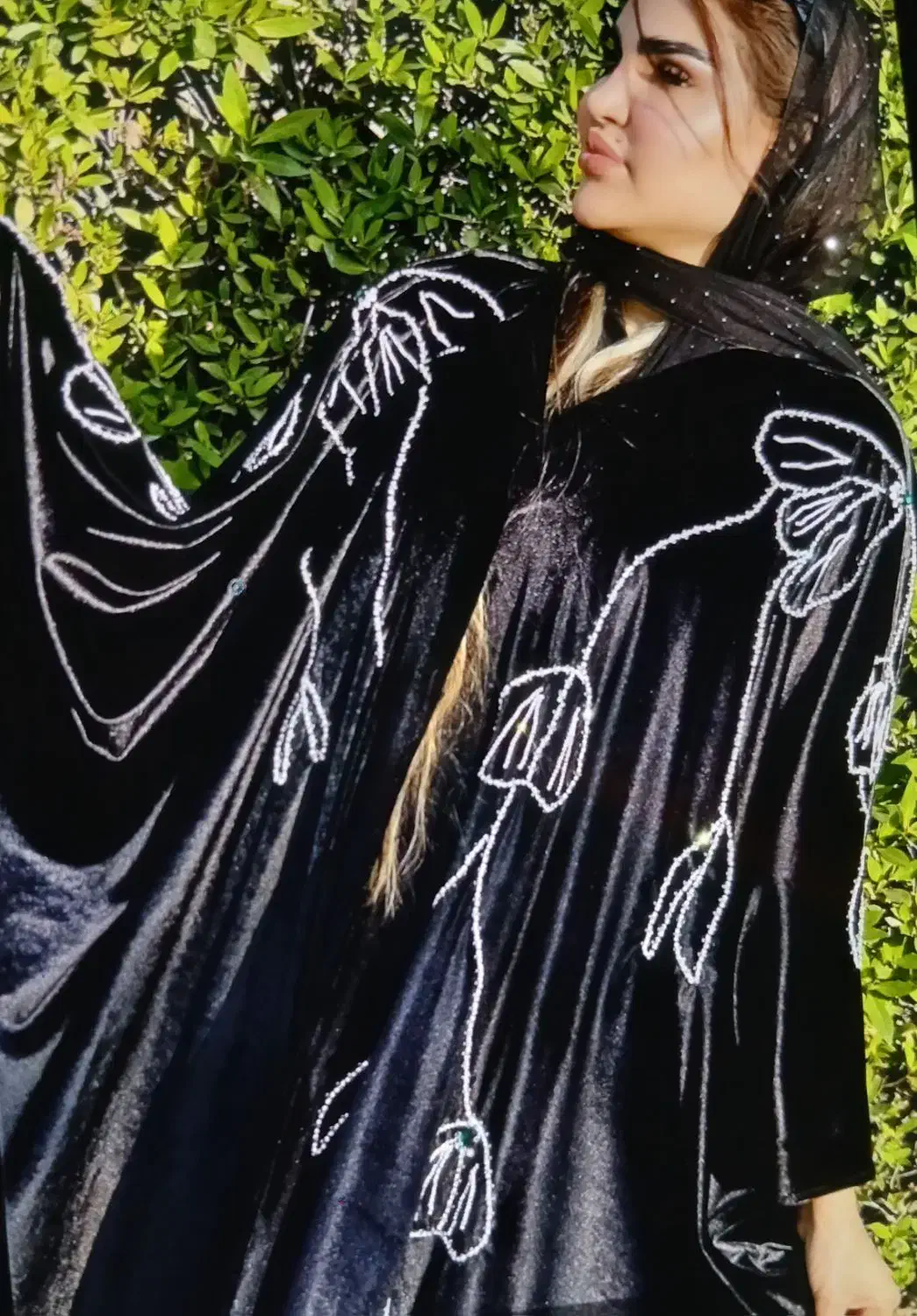 مانتو عبایی جواهردوزی و کاردست|لباس|تهران, جوادیه|دیوار