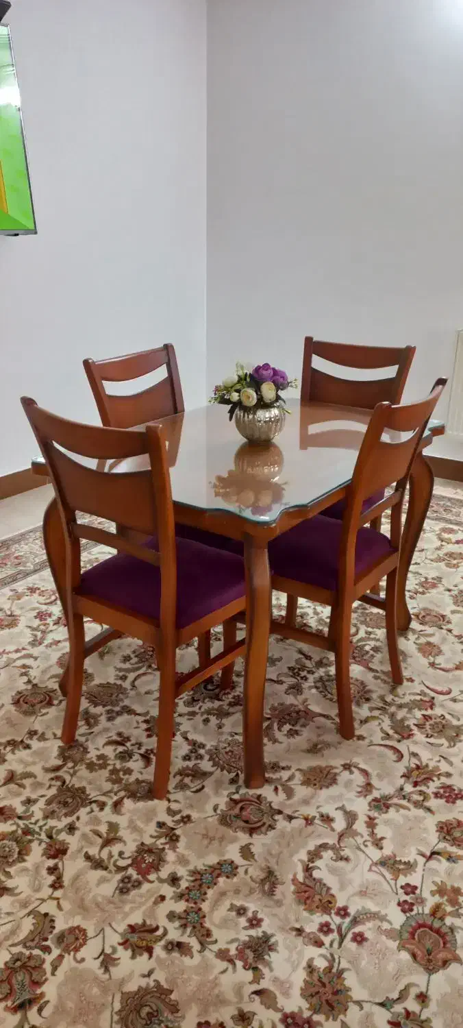 غذاخوری چهارنفره|میز و صندلی غذاخوری|قم, پردیسان|دیوار