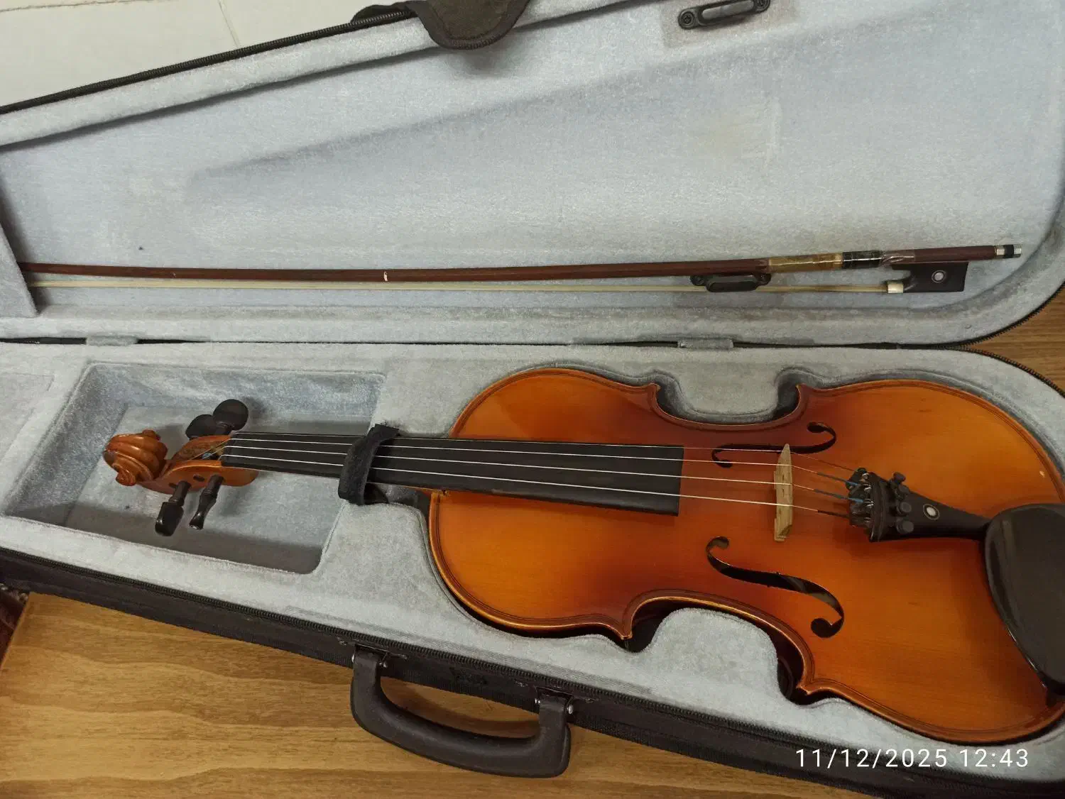 ویولن tf142 ۴/۴ تمیز و صدا عالی|ویولن|لنجان, |دیوار