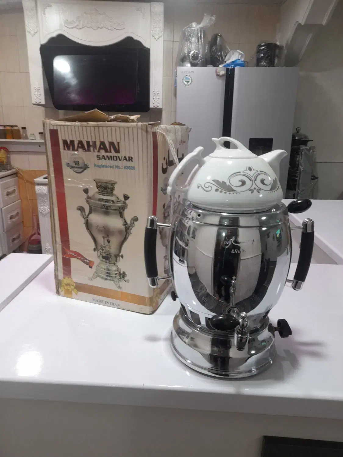 سماورگازی ماهان|سماور، چای‌ساز، قهوه‌ساز|ساوه, |دیوار