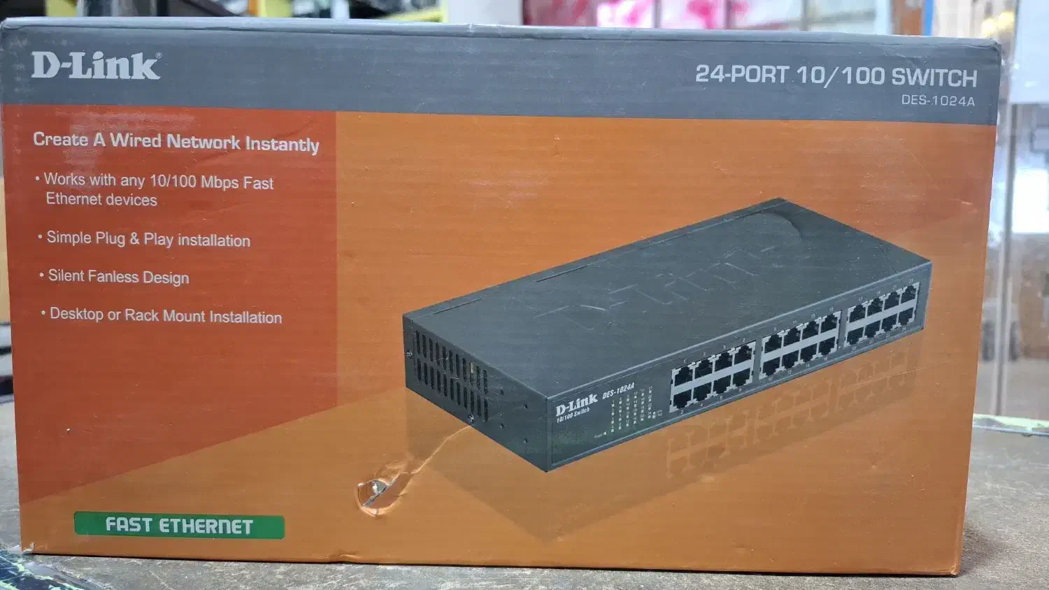 سوییچ ۲۴ پورت شبکه 10.100 DLINK|مودم و تجهیزات شبکه|زابل, |دیوار
