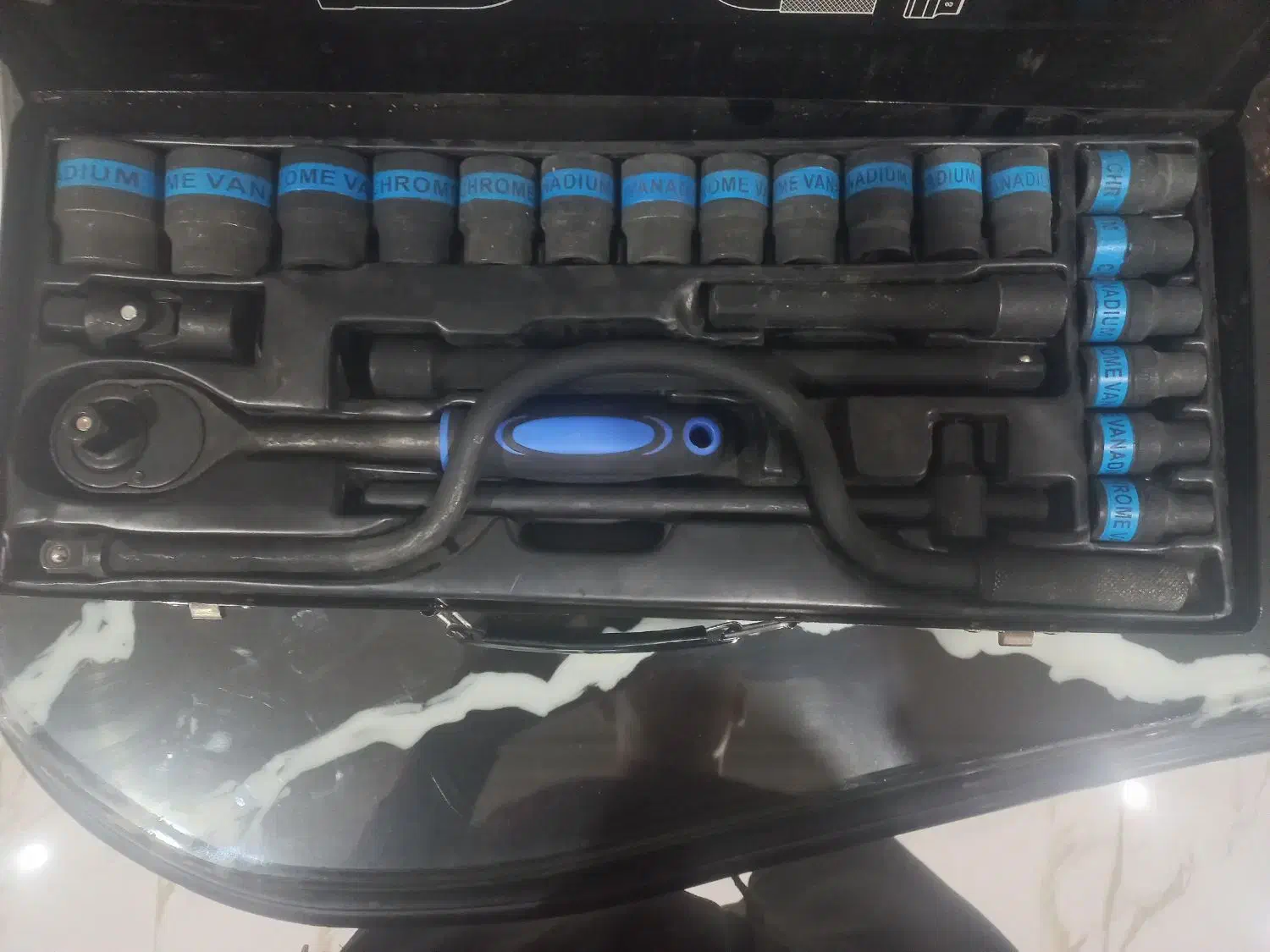 جعبه بکس 24 پارچه مشکی رنگ فشار قوی اینتیمکس|ابزارآلات|پیشوا, |دیوار