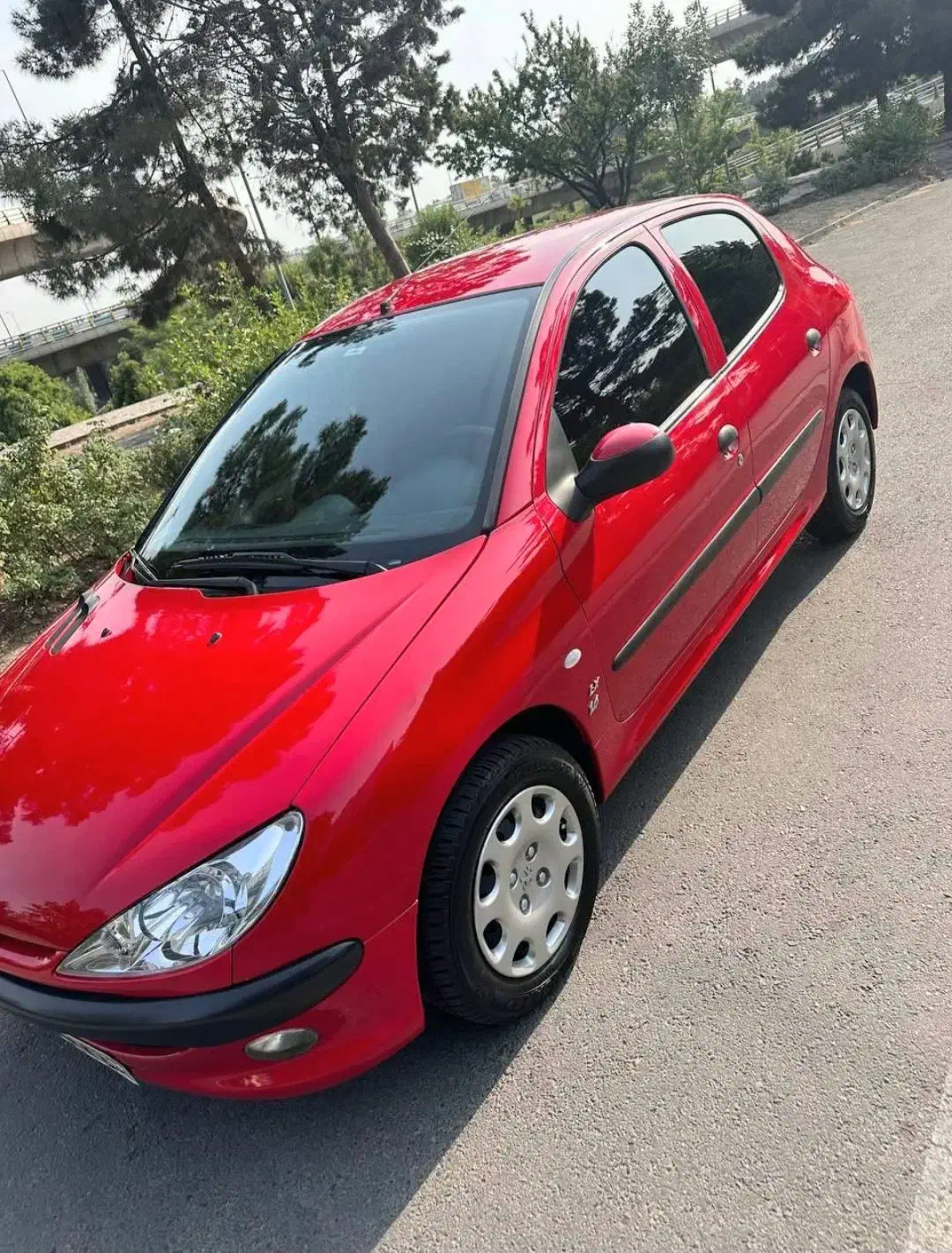 206 تیپ 5 گوجه ای در حد صفر|خودرو سواری و وانت|تهران, پاسداران|دیوار