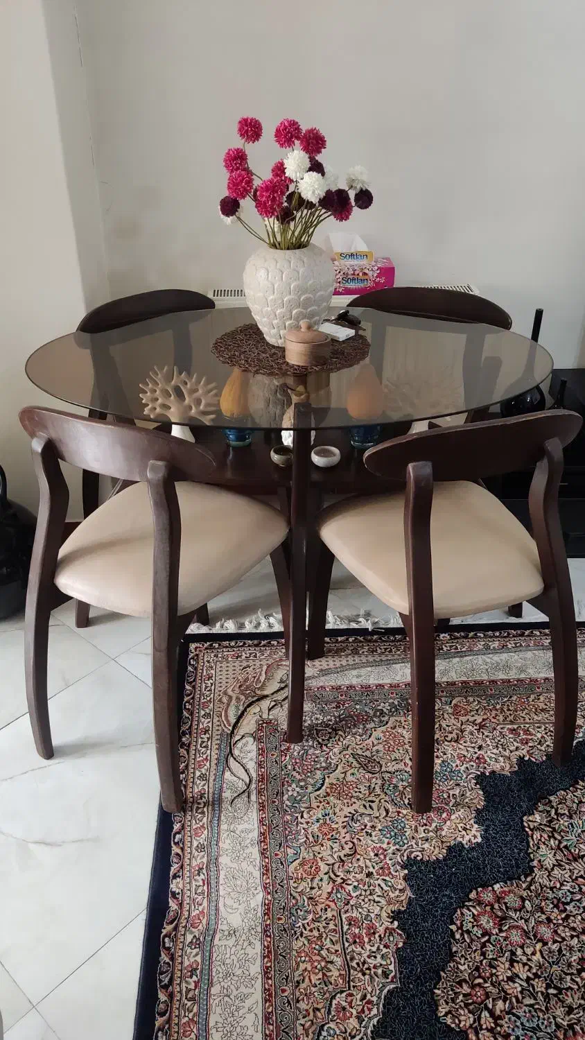 میز ناهار خوری4نفره|میز و صندلی غذاخوری|تهران, شهرک فرهنگیان|دیوار