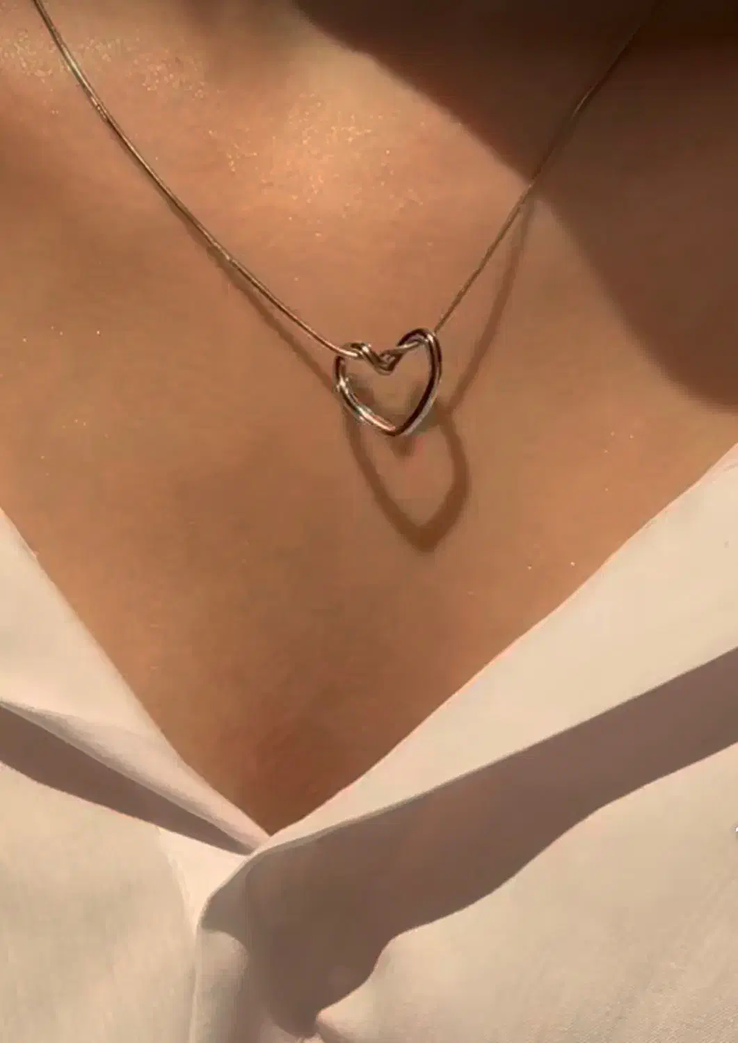 گردنبند قلب دفرمه|بدلیجات|خمینیشهر, |دیوار