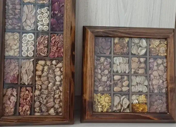 قاب گل خشک|صنایع دستی و سایر لوازم تزئینی|مشهد, آزادشهر|دیوار