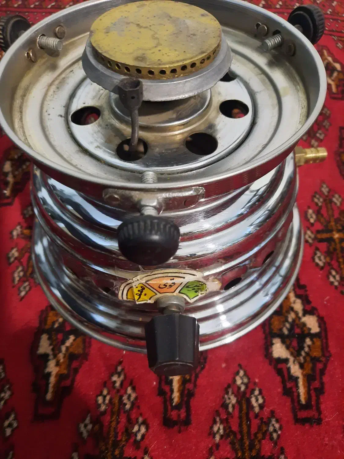 پایه سماور گازی بزرگ برنجی درحد رستوران قهوه خانه|سماور، چایساز، قهوهساز|ارومیه, |دیوار