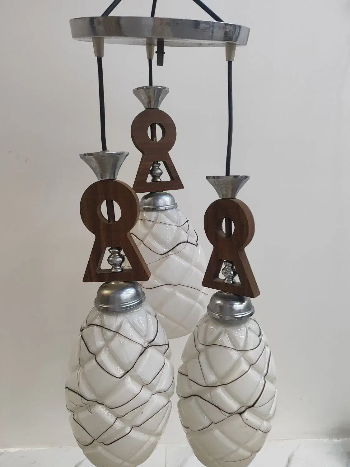 لوستر سه شعله نو|لوستر و چراغ آویز|قم, شهرک فاطمیه|دیوار