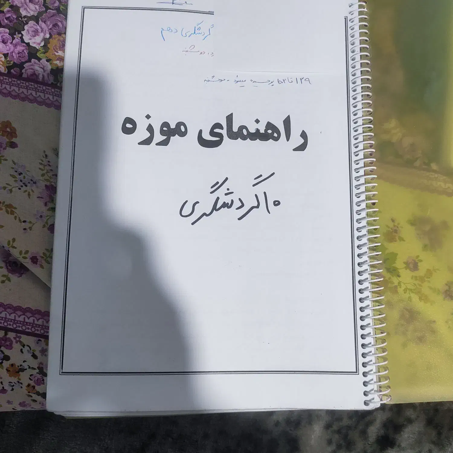 راهنمای عمومی گردشگری دهم دبیرستان|کتاب و مجله تاریخی|شیراز, کوشک میدان|دیوار