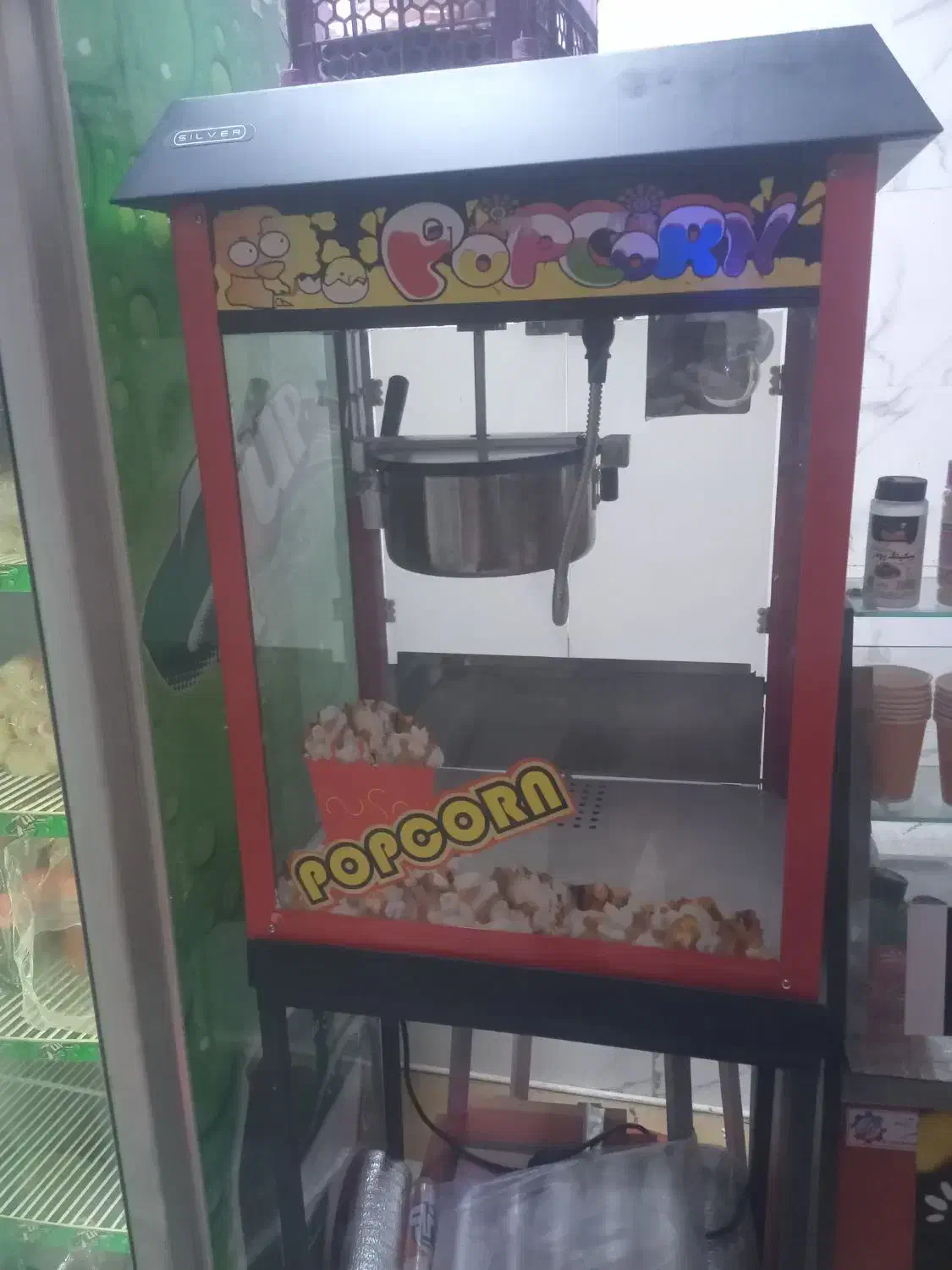 دستگاه پفیلا(پاپ کورن)silver|فروشگاه و مغازه|بروجن, |دیوار