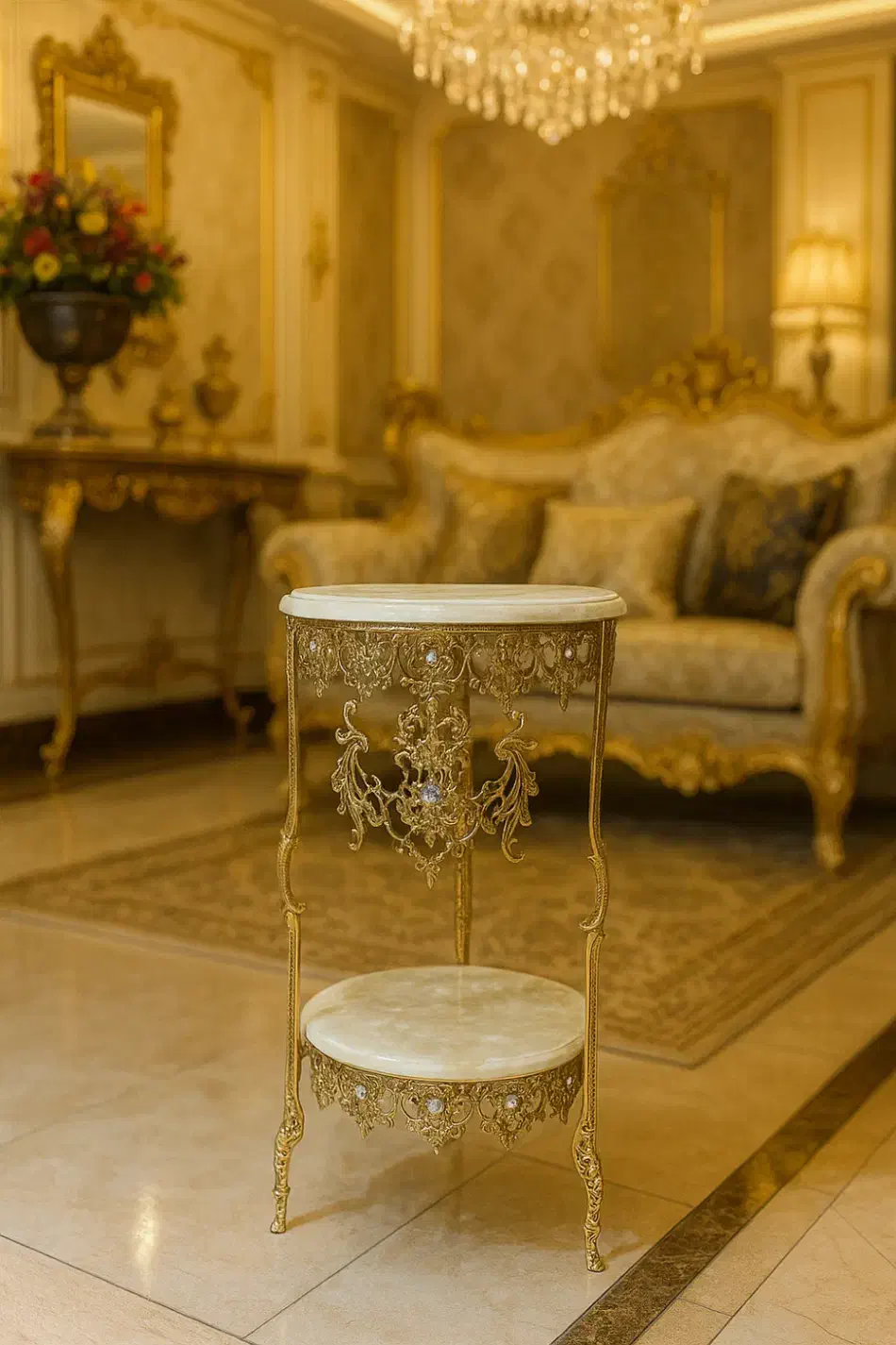 جشنواره میز کنارسالنی برنز(خاطره)ضمانتی(برنز برتر)|مبلمان خانگی و میز عسلی|کرمانشاه, |دیوار