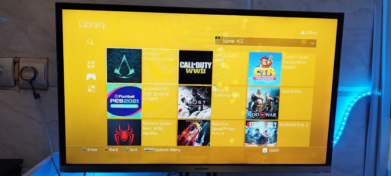 Ps4 Slim 1T Full Game|کنسول، بازی ویدئویی و آنلاین|قرچک, باقرآباد|دیوار