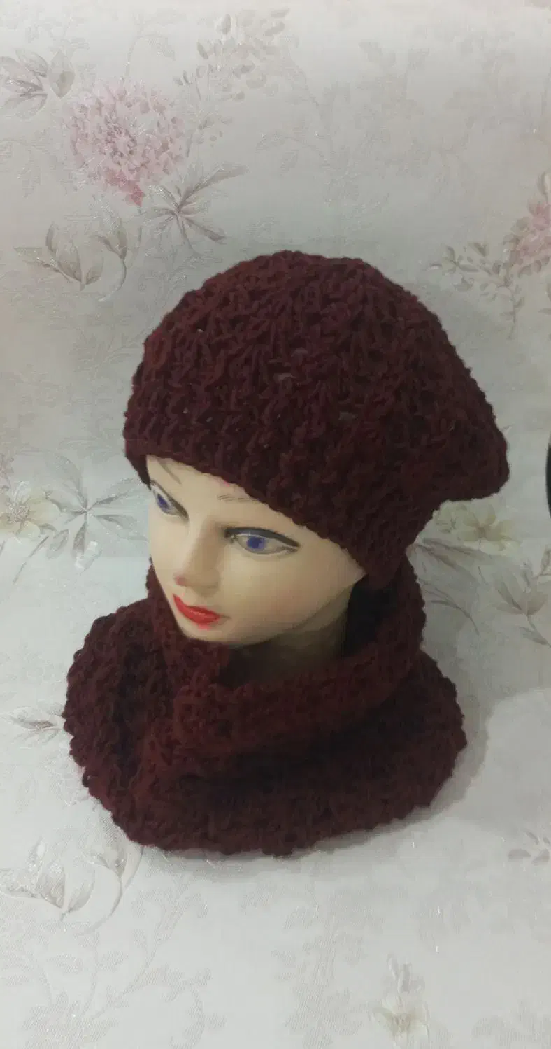 انواع سال و کلاه بافتنی کاردست|لباس|اهواز, منبع اب|دیوار