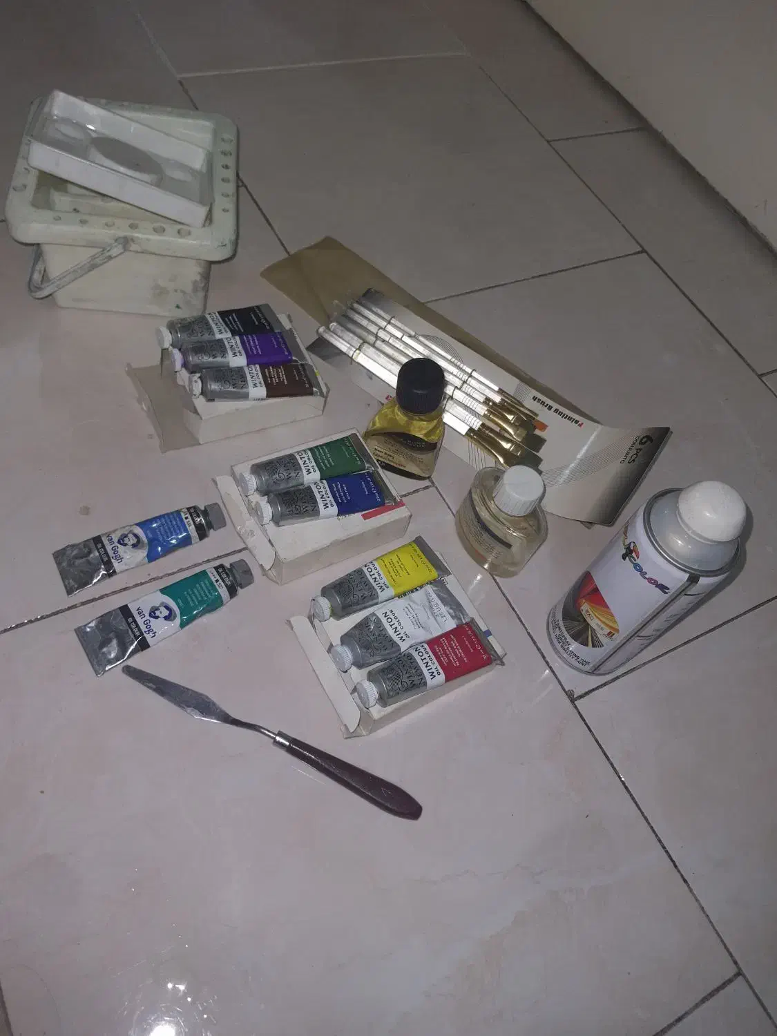 رنگ روغن تابلو|تابلو، نقاشی، عکس|تهران, عباسآباد|دیوار