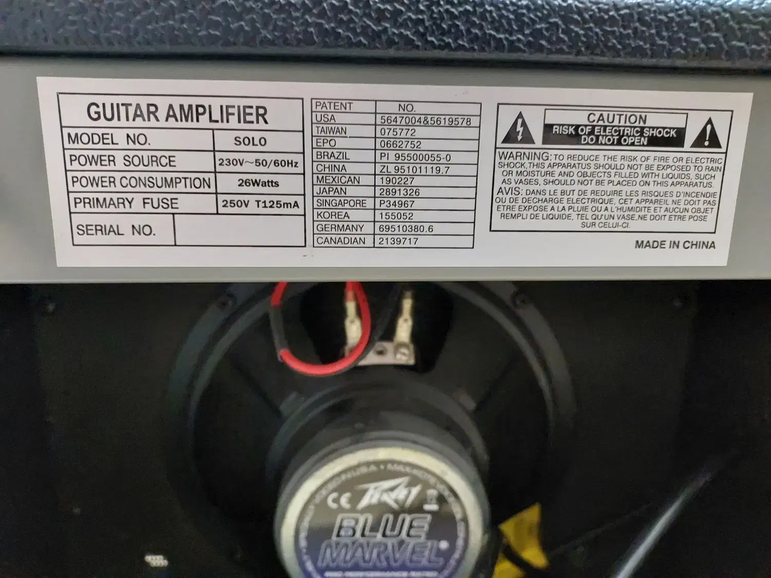 امپلی فایر گیتار الکتریکی peavey solo|گیتار، بیس، امپلیفایر|قائم‌شهر, |دیوار