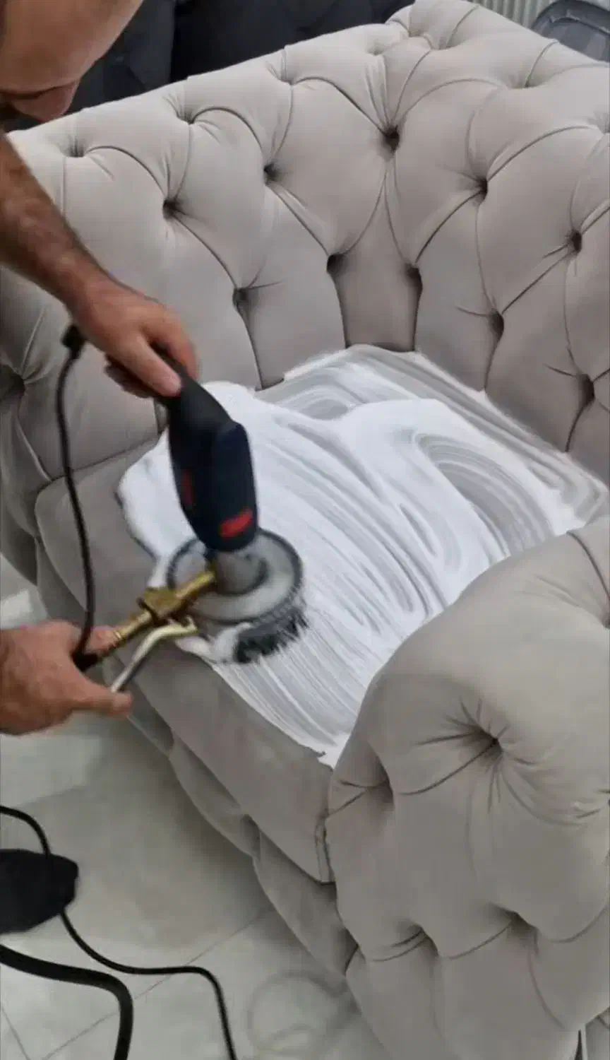 مبلشویی تخصصی با دستگاه صنعتی|خدمات نظافت|رشت, منظریه|دیوار