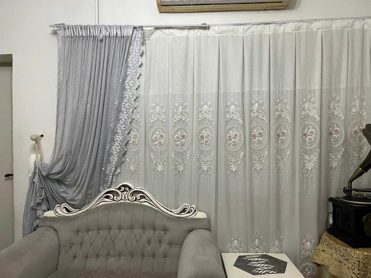پرده پذیرایی|پرده، رانر، رومیزی|آمل, |دیوار