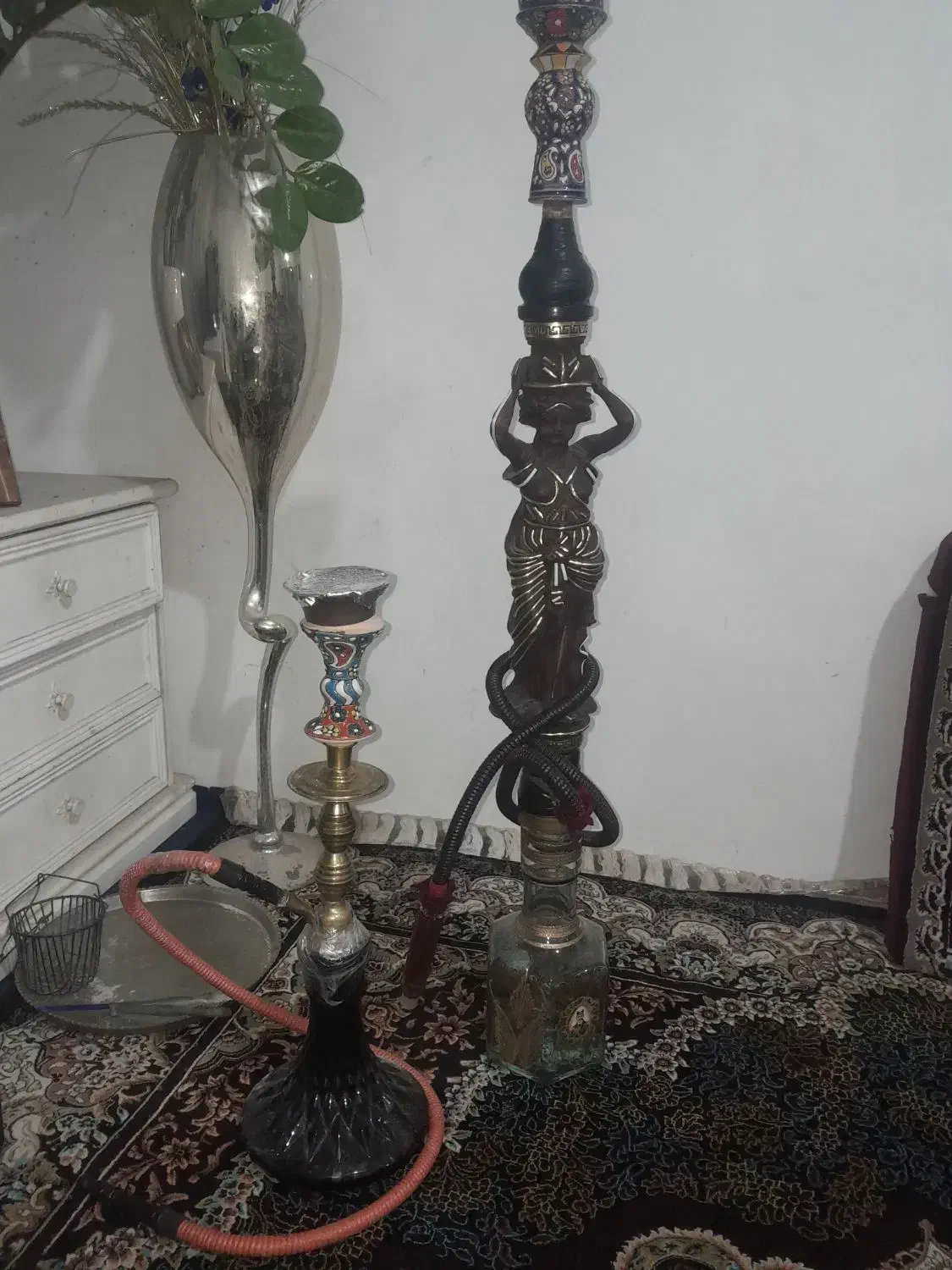 قلیان چوبی و برنجی|کلکسیون و سرگرمی|اسلامشهر, شهرک توحید|دیوار