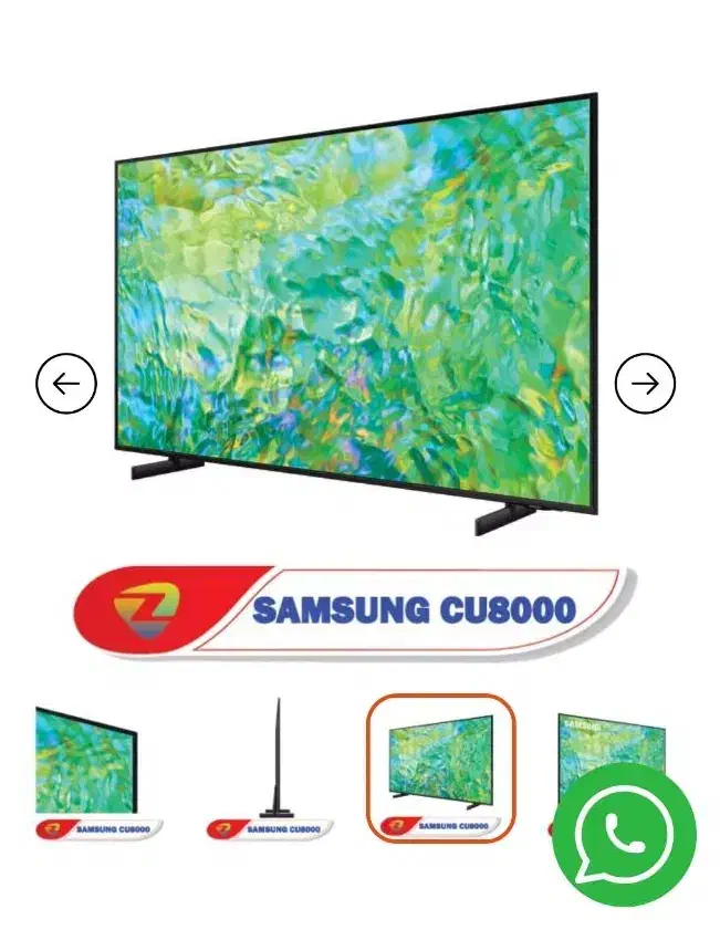 تلوزیون سامسونگ پلمپ cu8000 55inch|تلویزیون و پروژکتور|تاکستان, |دیوار