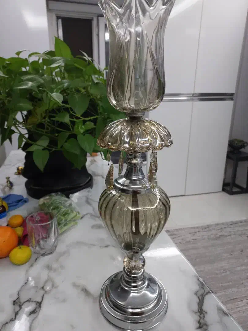 شمعدان رومیزی لاله|صنایع دستی و سایر لوازم تزئینی|رشت, کوی بیانی|دیوار