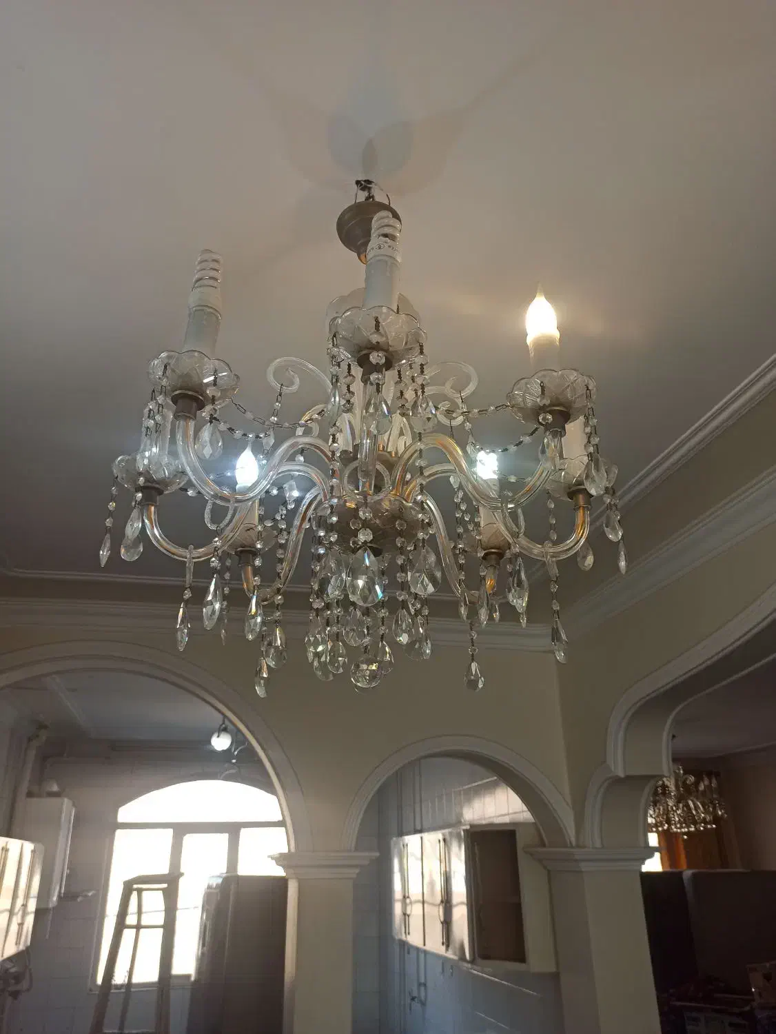 لوستر|لوستر و چراغ آویز|تبریز, |دیوار