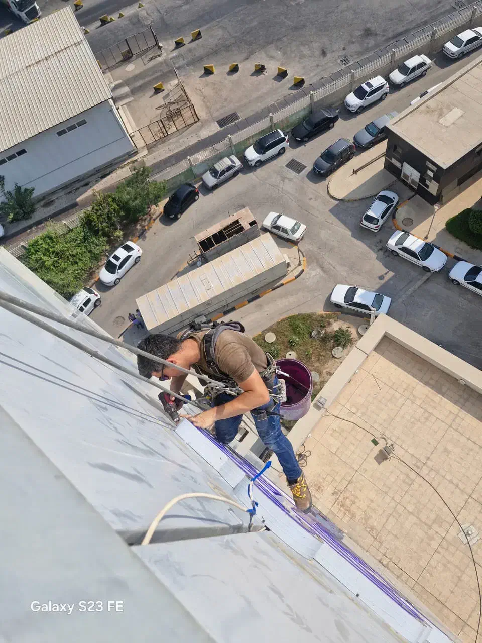 پیچ رلپلاک نانو عایق بدون داربست با طناب|خدمات پیشه و مهارت|بوشهر, |دیوار