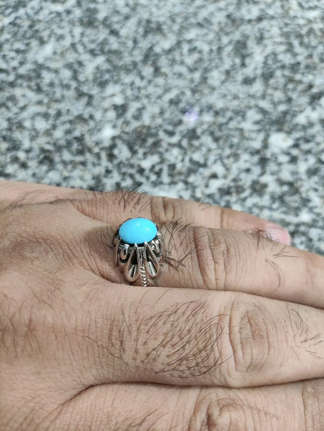 انگشتر فیروزه نیشابور|جواهرات|تهران, سنگلج (شاپور)|دیوار