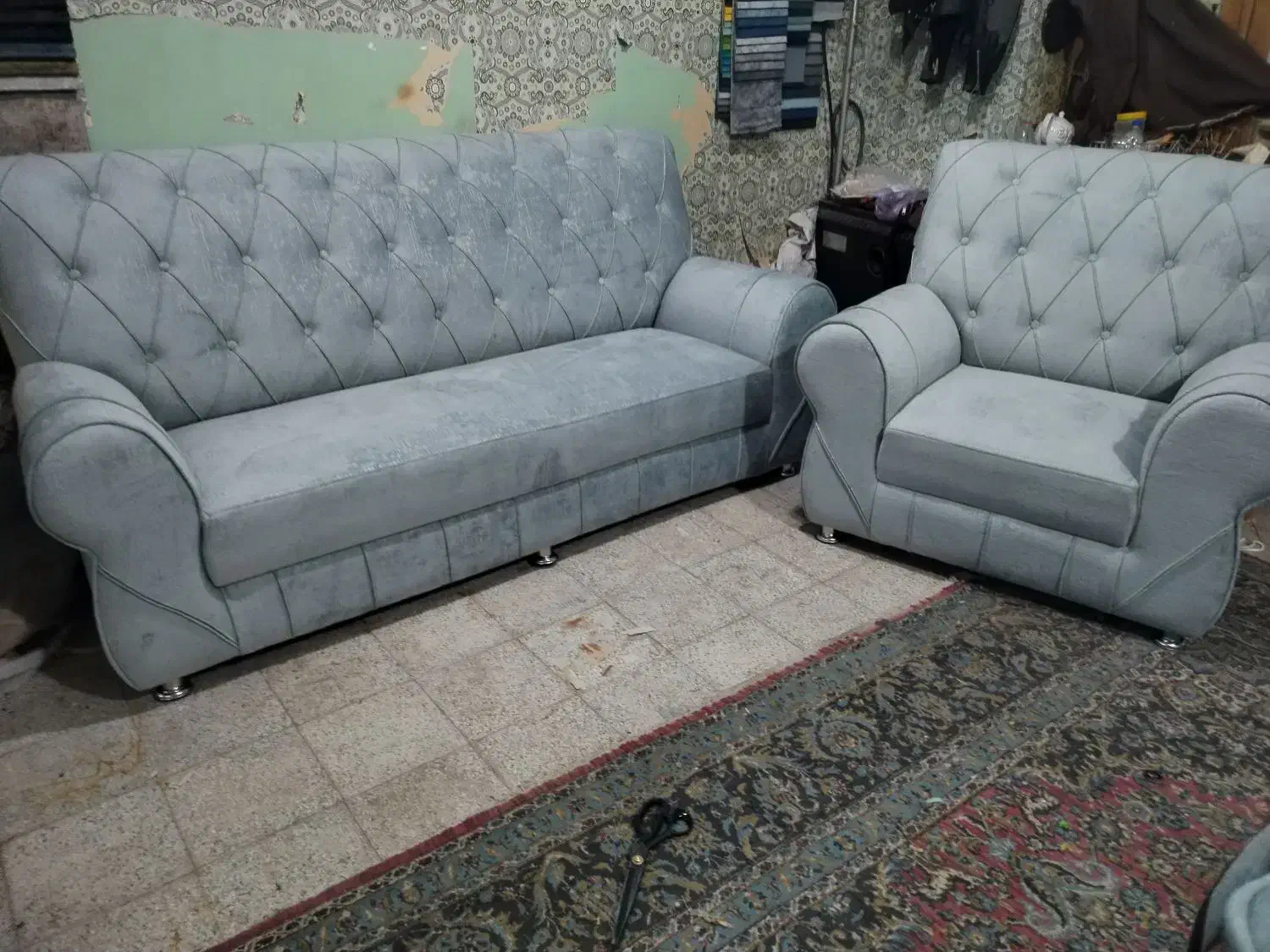 تعمیرات و رویه کوبی انواع مبل سلطنتی و راحتی|مبلمان خانگی و میز عسلی|نجف‌آباد, قدس|دیوار