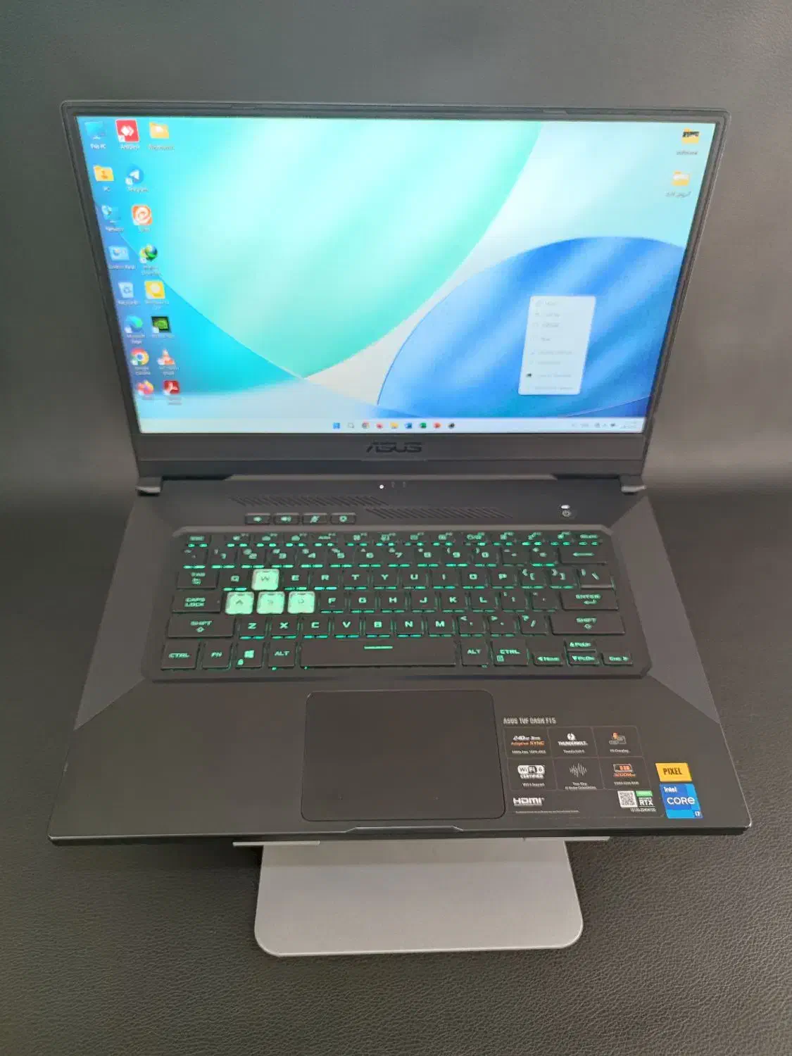 ایسوس تاف با 8گیگ گرافیک، رم 32 هارد1ترا 240هرتز|رایانه همراه|یزد, |دیوار