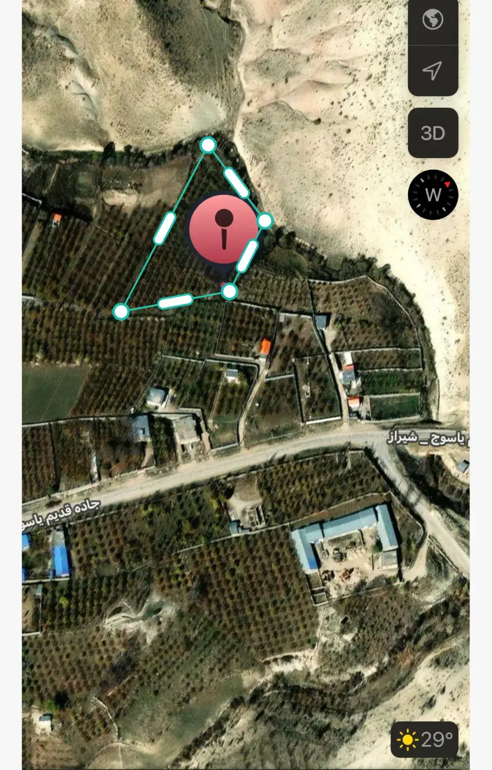 فروش ۲ هزار متر باغ زیر قیمت یا معاوضه با ماشین|فروش زمین و ملک کلنگی|یاسوج, |دیوار