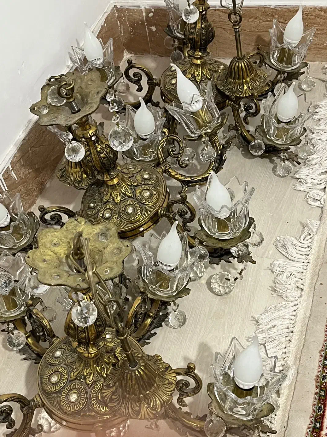 لوستر|لوستر و چراغ آویز|خرمآباد, |دیوار