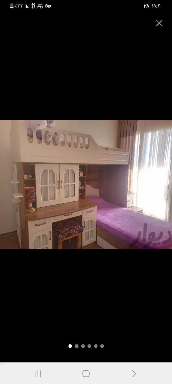 تخت دو طبقه|تخت و سرویس خواب|ری, هاشمآباد|دیوار