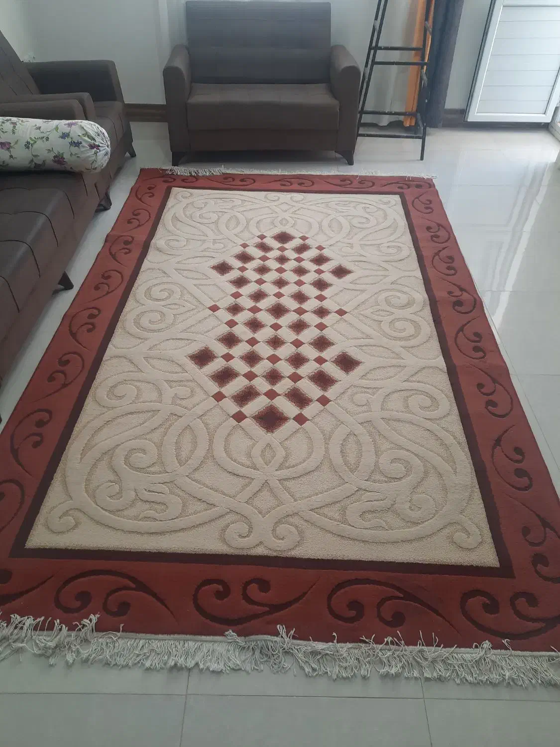 قالیچه ساوین ۶ متری جفت|فرش|شیراز, گویم|دیوار