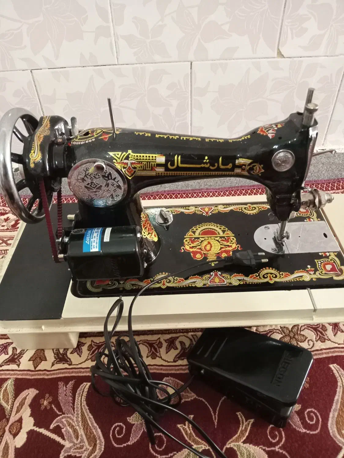 چرخ خیاطی مارشال در حد نو|چرخ خیاطی و ریسندگی|ورزقان, |دیوار