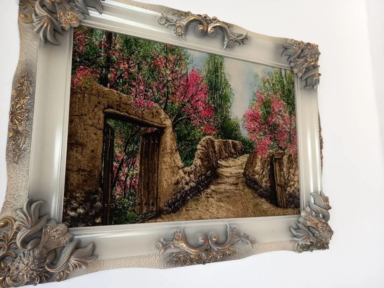 تابلو فرش دستباف|تابلو فرش|کرمانشاه, |دیوار